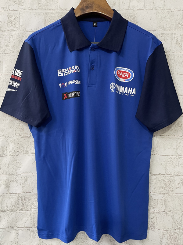 2025 YAMaHA SDD Polo Blue Racing Suit(有领)