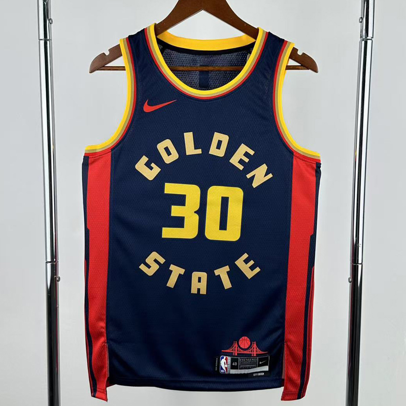 24-25 WARRIORS CURRY #30 Black City Edition Top Quality Hot Pressing NBA Jersey