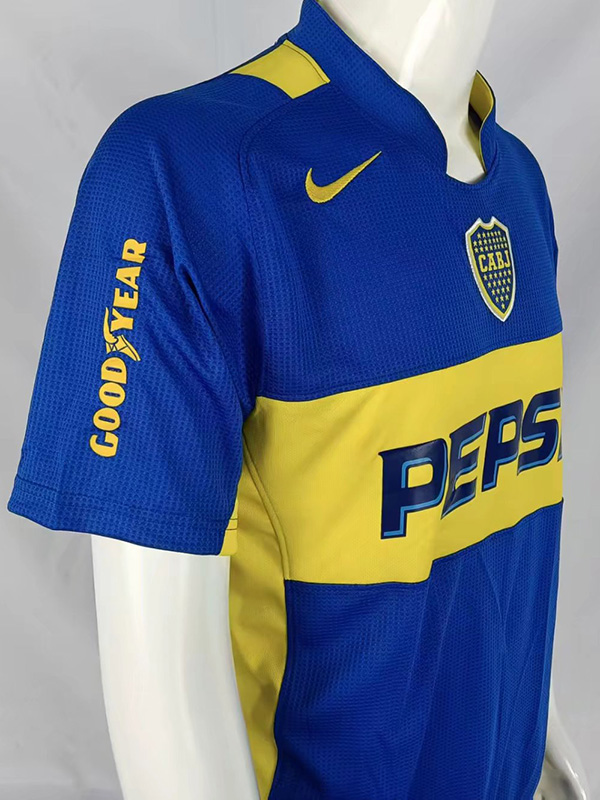 2004-2005 Boca Juniors Home Retro Soccer Jersey
