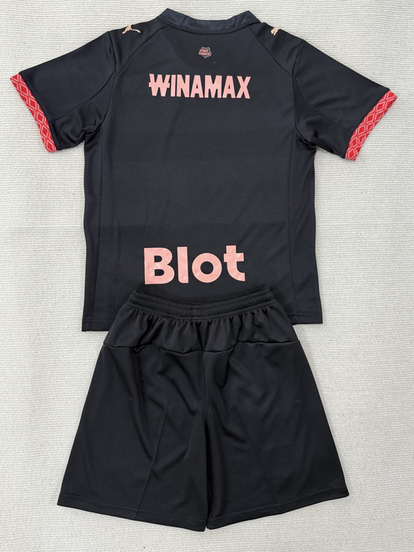 25-26 Stade Rennais Third Kids Soccer Jersey