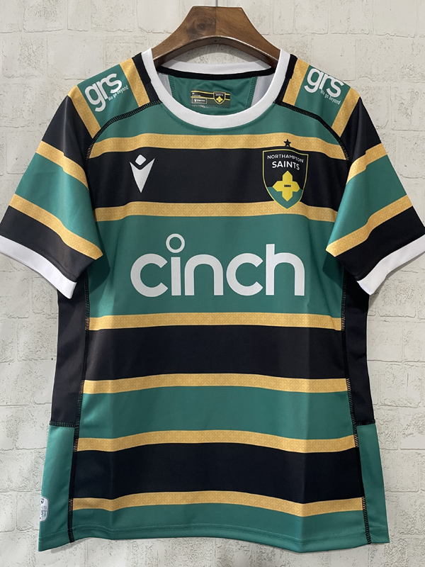 2026 Northampton Saints Home Green Rugby Jersey (圆领)