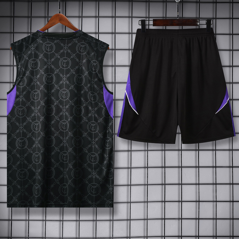 25-26 RMA Black Tank top and shorts suit