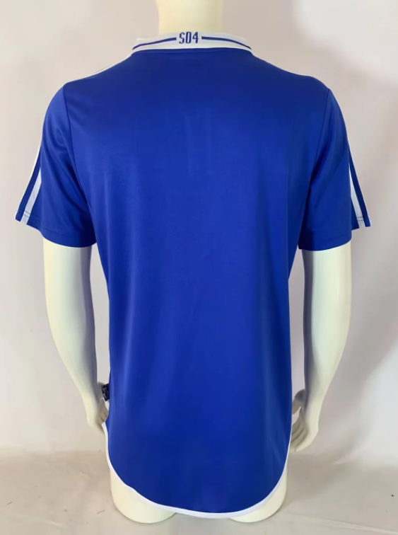 2000-2002 Schalke 04 Home Retro Soccer Jersey