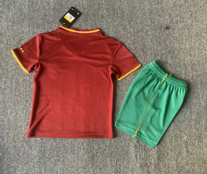 2000 Portugal Home Kids Retro Soccer Jersey