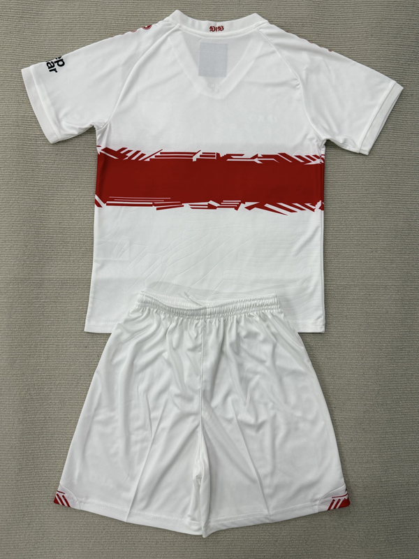 25-26 Stuttgart Home Kids Soccer Jersey