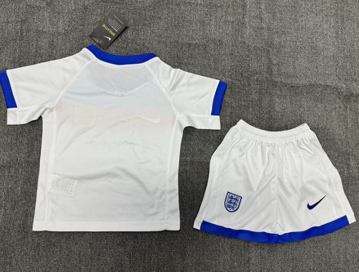 25 England Home Kids Soccer Jersey