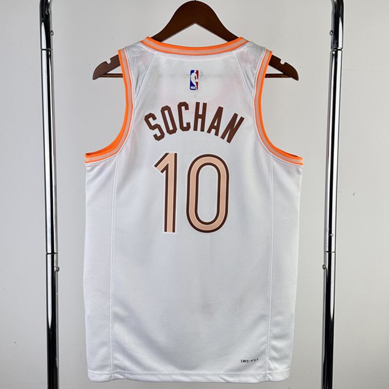 23-24 SA Spurs SOCHAN #10 White City Edition To...