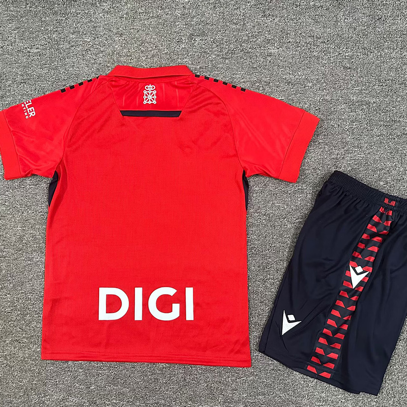 25-26 Osasuna Home Kids Soccer Jersey