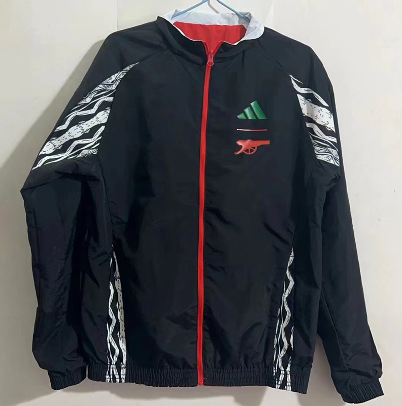 24-25 ARS Red & Black Double Sided Windbreaker (双面风衣)