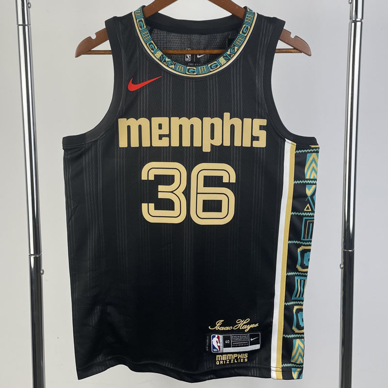 22-23 Grizzlies SMART #36 Black City Edition To...