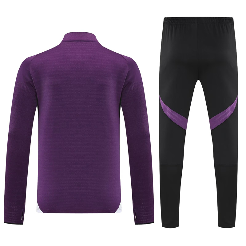 25-26 Man Utd Purple Half Pull Tracksuit (半拉链)