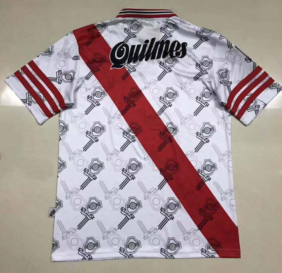 1996-1997 River Plate Home Retro Soccer Jersey
