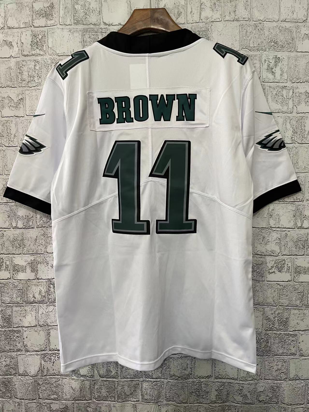 2023 Men‘s Philadelphia Eagles BROWN 11 NFL Jersey