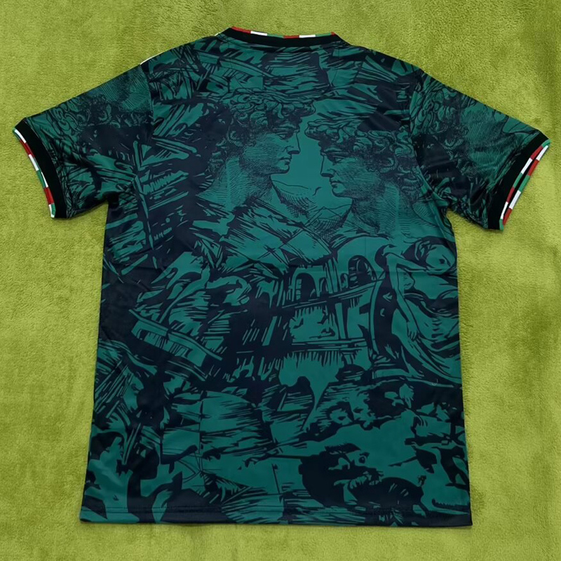 2023 Italy Green Special Edition Fans Soccer Jersey *带广告