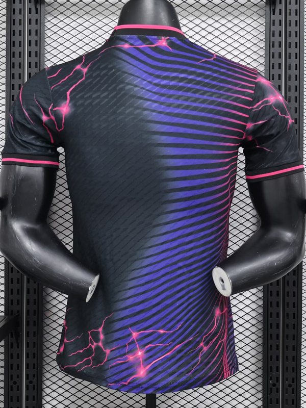 24-25 RMA Black Special Edition Player Version Soccer Jersey #豹