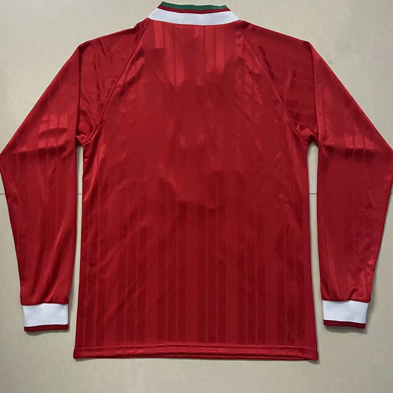 1993-1995 LIV Home Long Sleeve Retro Soccer Jer...