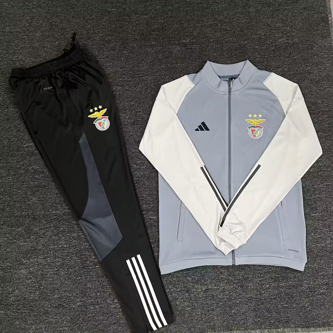 24-25 Benfica grey Half Pull Tracksuit (半拉链)