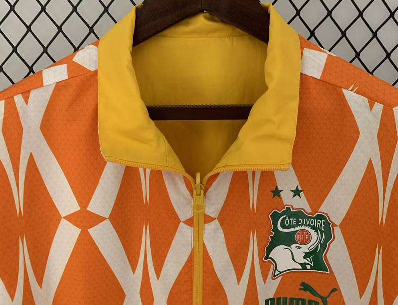 2023 Ivory Coast Yellow & Orange Double Sided W...