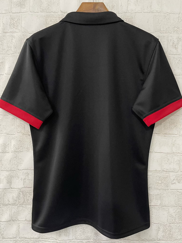 2025 New Zealand Black Home Polo Rugby Jersey (有领)