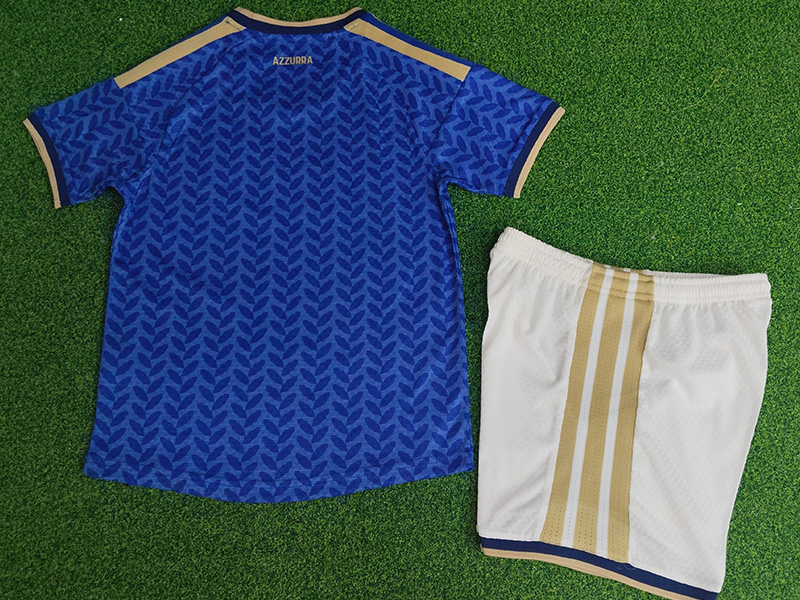 2026 Italy Home Kids Player Version Soccer Jersey (球员童装)
