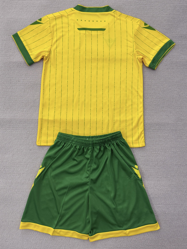 25-26 Nantes Home Kids Soccer Jersey