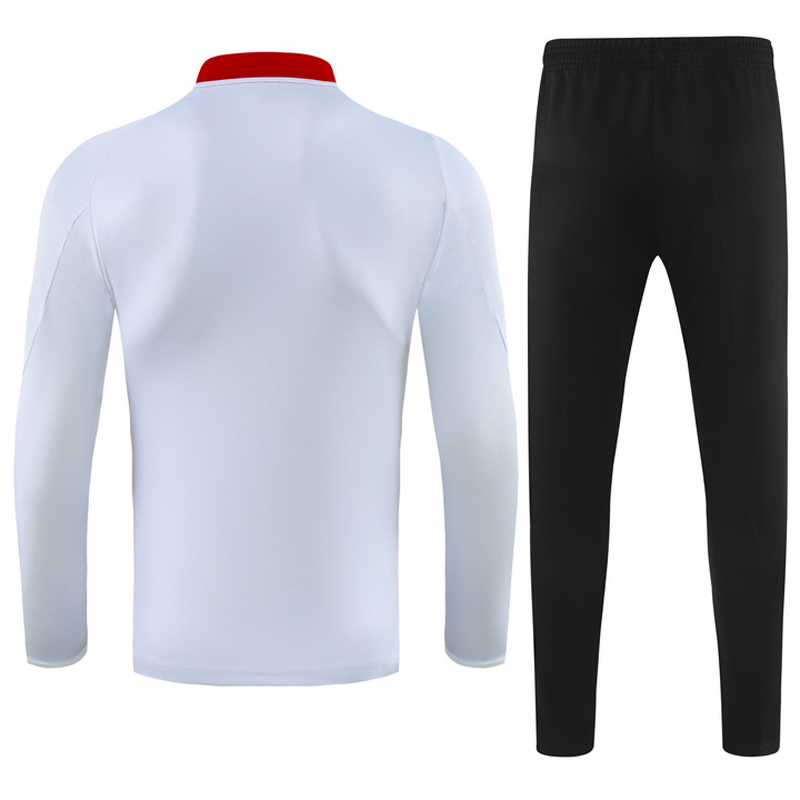 25-26 Internacional Grey Kids Half Pull Tracksuit (童装)(半拉链)