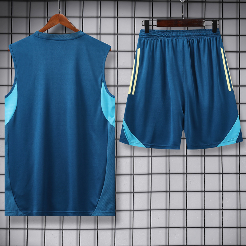 25-26 Club America Lake blue Tank top and shorts suit