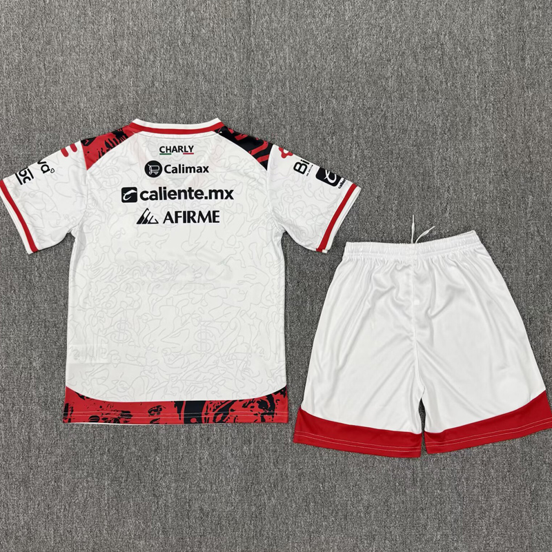 25-26 Tijuana Away Kids Soccer Jersey