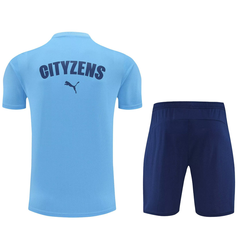 25-26 Man City Light blue Training Short Suit