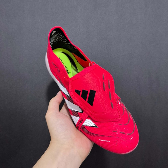 PREDATOR ACCURACY FG BOOTS Soccer Shoes-Red/White