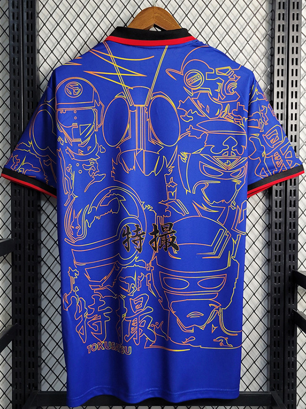2023 Japan Blue Cartoon Tokusatsu Edition Fans Soccer Jersey (特摄版)
