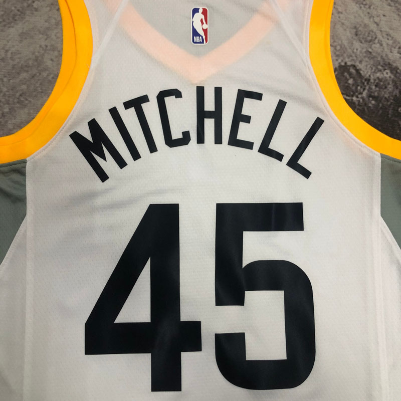 22-23 JAZZ MITCHELL #45 White Top Quality Hot P...