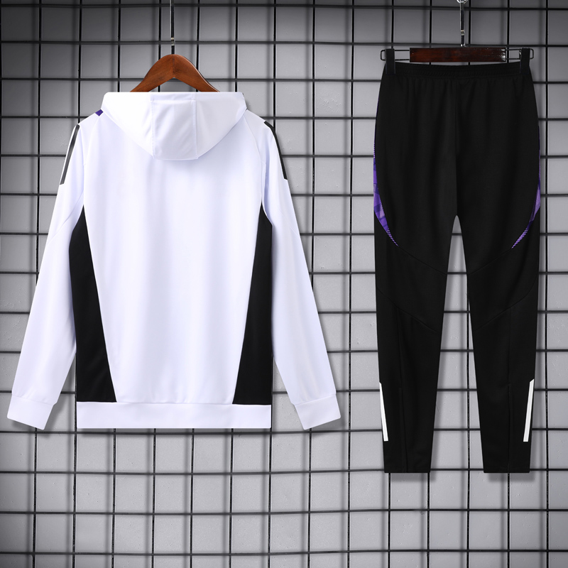 24-25 RMA White Hoodie Tracksuit (卫衣套装)