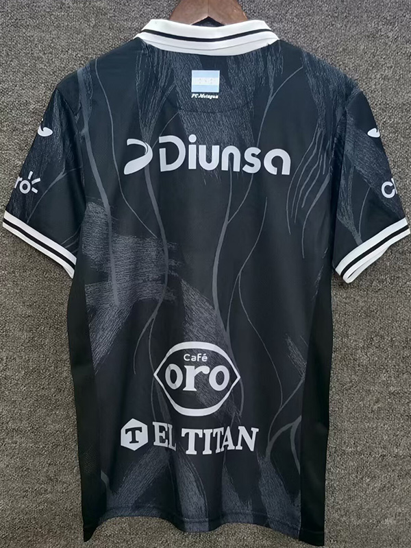 25-26 Motagua Black Fans Soccer Jersey 莫塔瓜