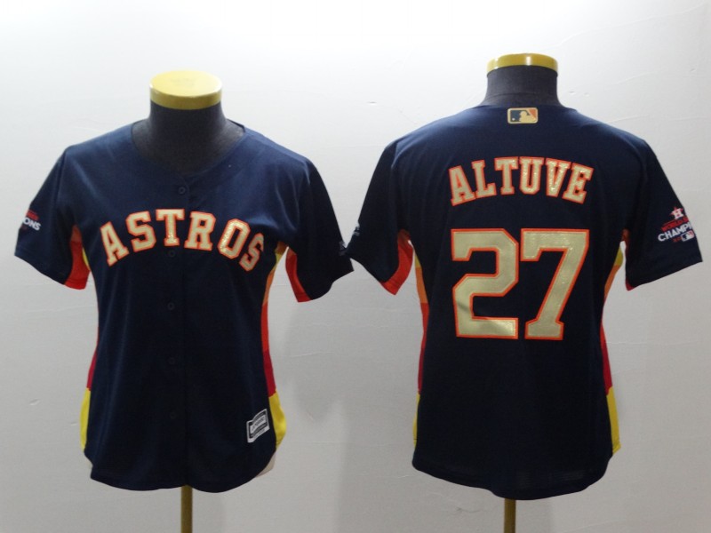 Houston Astros Women's baseball jersey ALTUVE 27