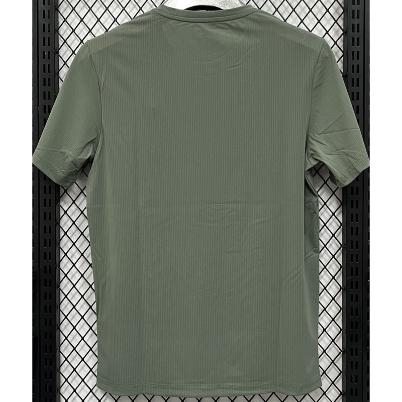 A222 UA Green High Quality Casual T-Shirt #牛头