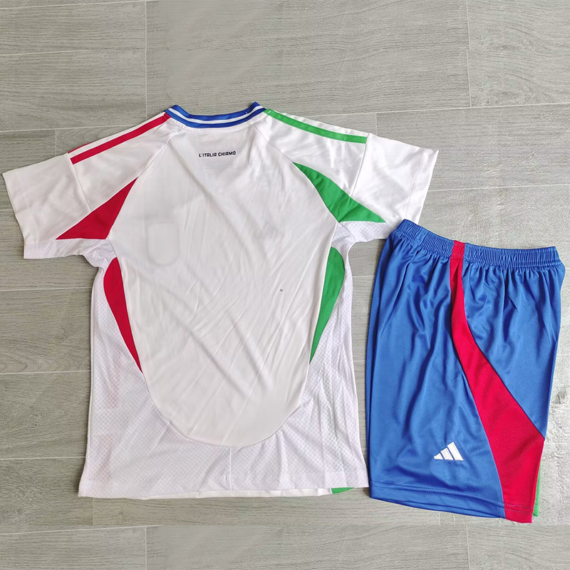 24-25 Italy Away Kids Soccer Jersey