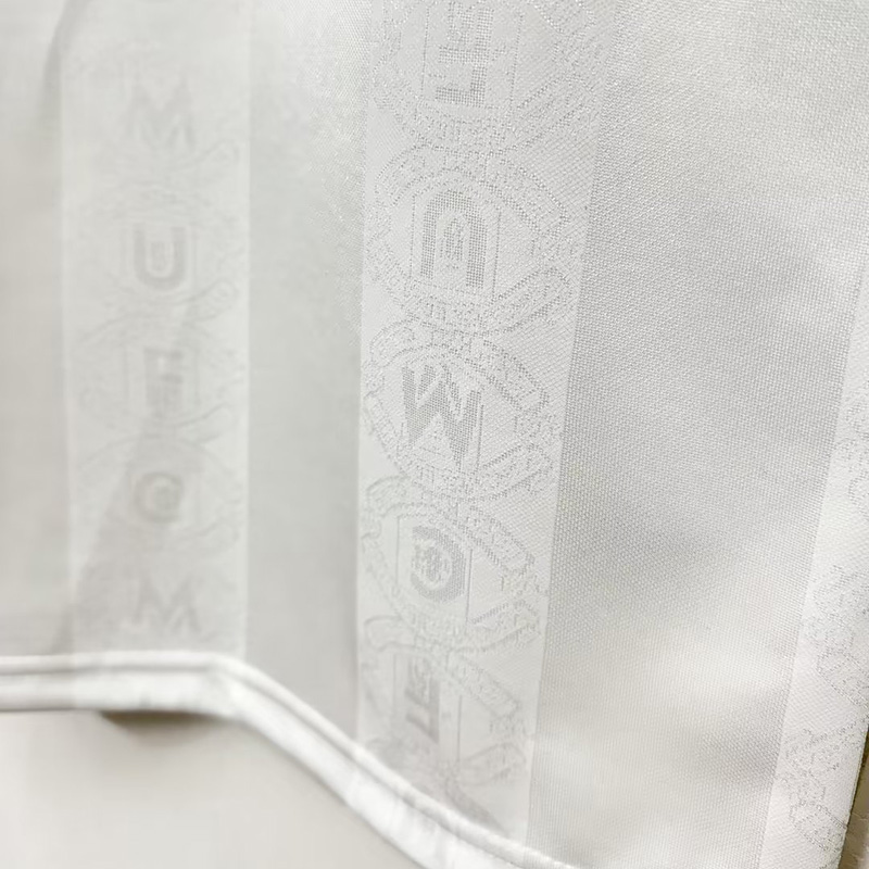 1998 Man Utd Away White Retro Soccer Jersey