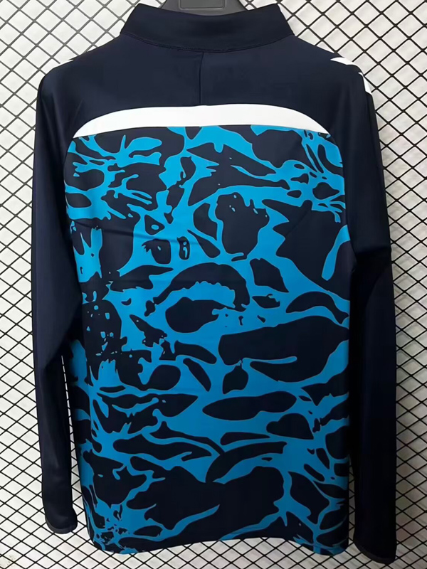 25-26 Malaga Blue Black Half Pull #Sportswear Top #半拉上衣
