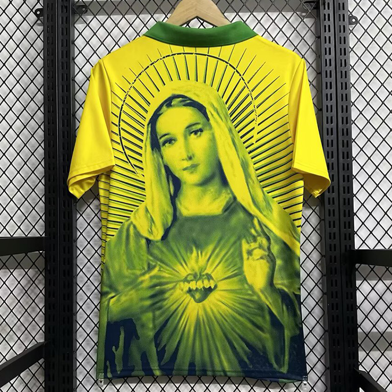 25-26 Brazil Yellow Green Special Edition Training shirts (玛丽)