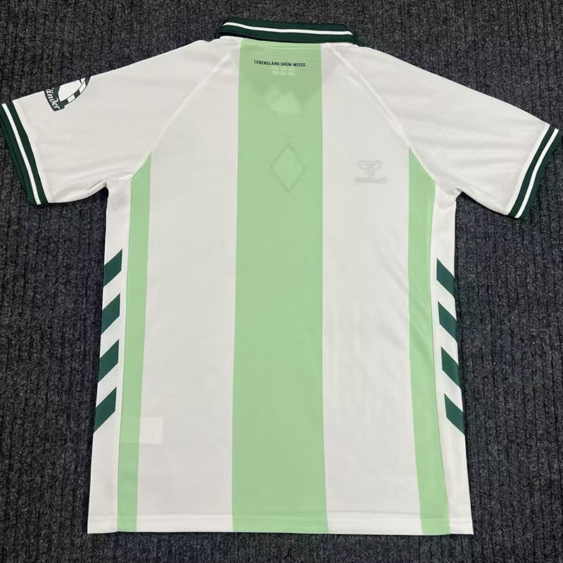 26-27 Werder Bremen White Green Fans Soccer Jersey