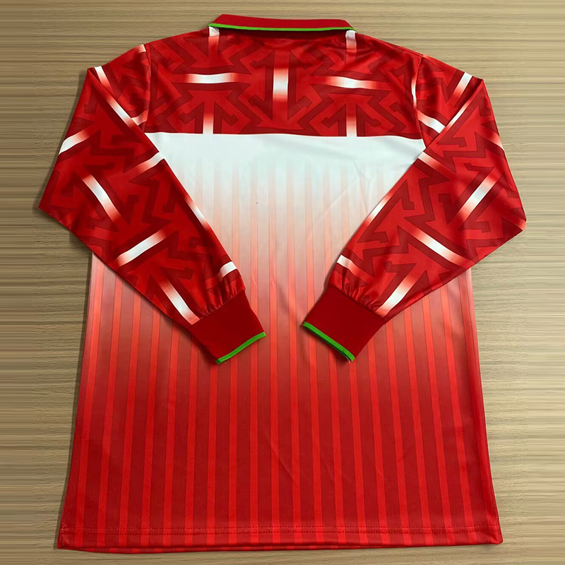 1994-95 Morocco Home Long Sleeve Retro Soccer Jersey (长袖)