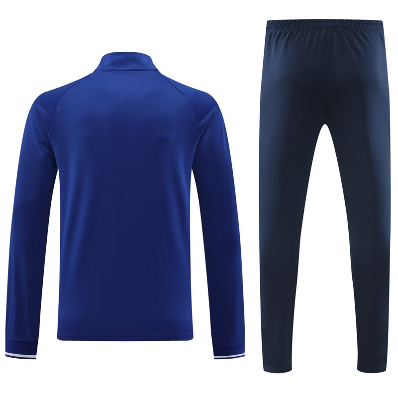 2024 JOM Fancy Blue Half Pull Tracksuit #811(半拉链)