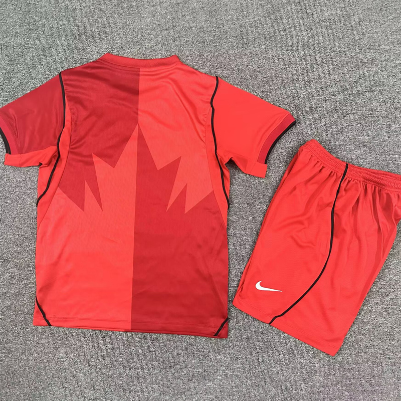 26-27 Canada Home Kids Soccer Jersey