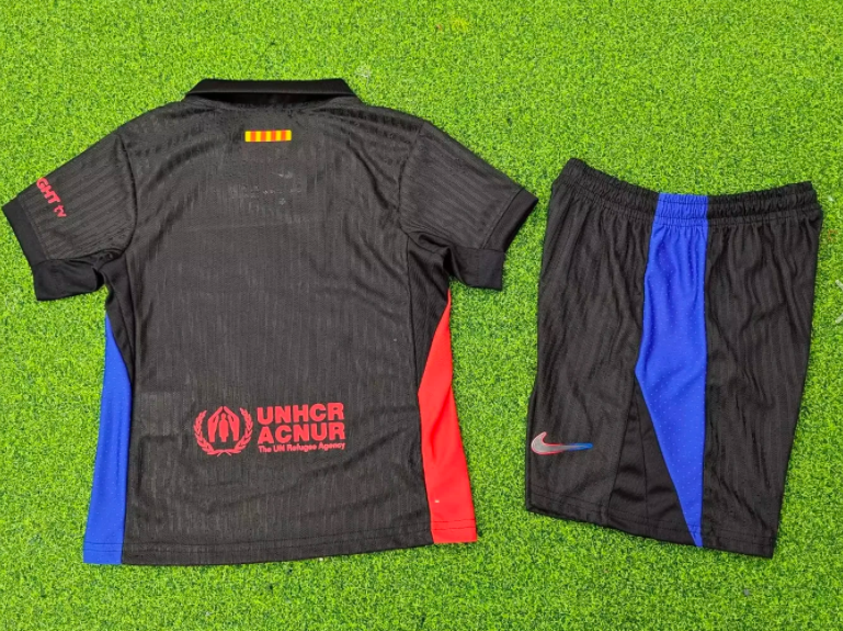 24-25 BAR Away Kids Player Version Soccer Jersey (球员童装)