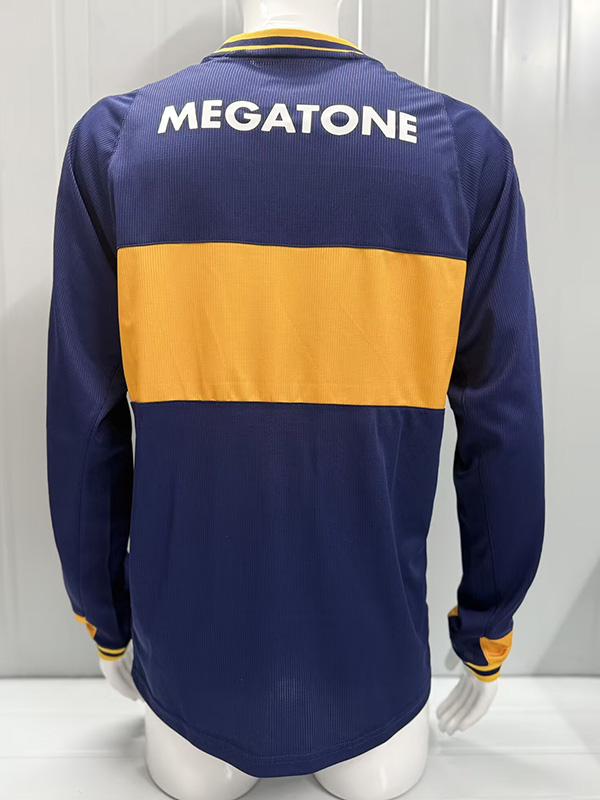 2006-2007 Boca Juniors Home Long Sleeve Retro Soccer Jersey (长袖)