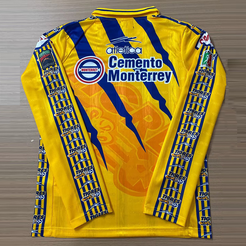 1997-1998 Tigres UANL Home Retro Long Sleeve Soccer Jersey (长袖)