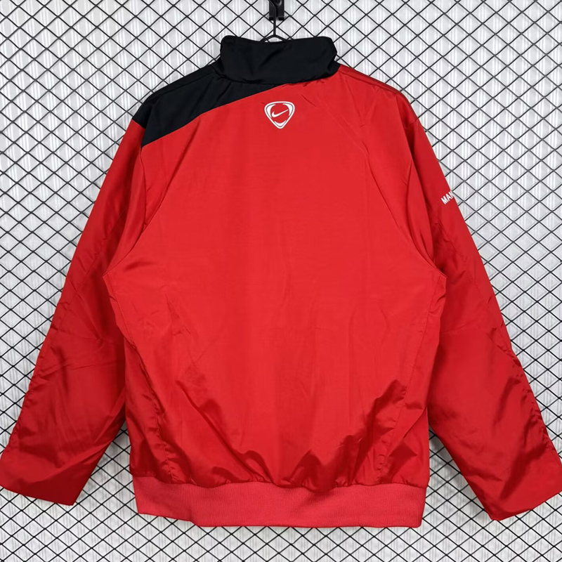 2007-2008 Man Utd Red Retro Windbreaker