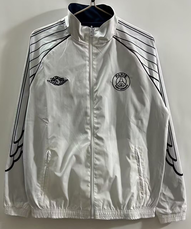 24-25 PSG Royal blue & White Double Sided Windbreaker (双面风衣)