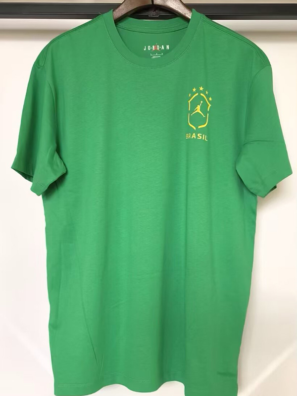 26-27 Brazil Green High Quality Casual T-Shirt